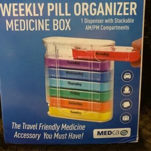 Brand new weekly pill organizer